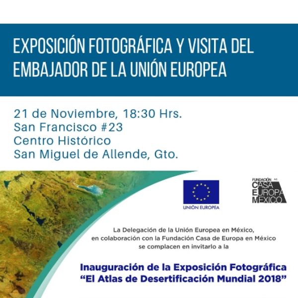 Imagen de EXPOSICIÓN FOTOGRÁFICA Y FORO: “EL ATLAS DE LA DESERTIFICACIÓN MUNDIAL 2018”