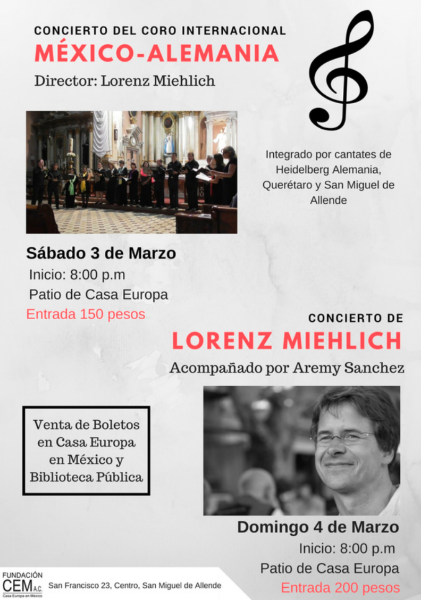 Imagen de CONCIERTO MEXICO/ALEMANIA – Marzo 2018