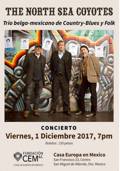 Imagen de CONCIERTO THE NORTH SEA COYOTES – Diciembre 2017