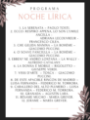 Imagen de Noche Lírica