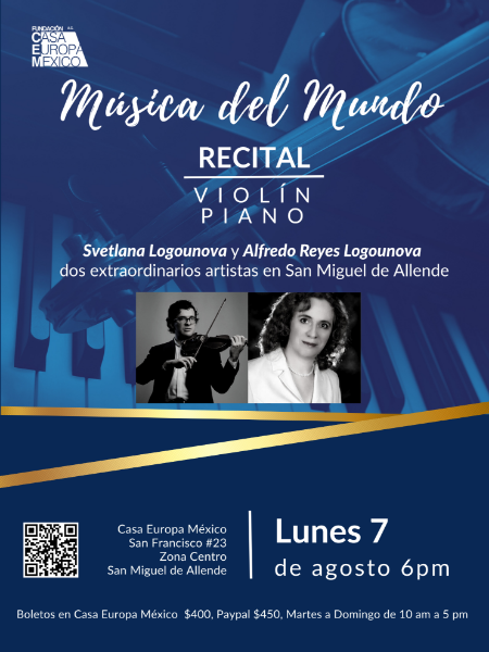 Imagen de Recital de violín y piano: "Música europea a través del piano y violín"