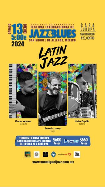 Imagen de  “Jazz Latino” presentado por Festival de Jazz y Blues de San Miguel de Allende