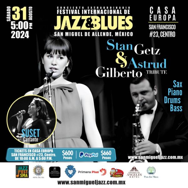 Imagen de Festival de Jazz de San Miguel de Allende / Jazz  Stan Getz and Strud Gilberto 