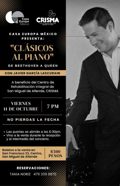 Imagen de "Clásicos al piano"  De Beethoven a Queen