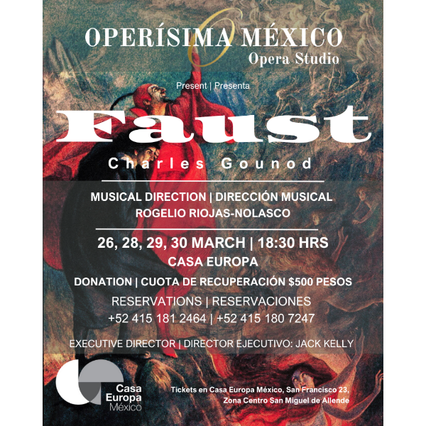 Imagen de 🎭 ¡La ópera Fausto llega a Casa Europa México! 🎭
