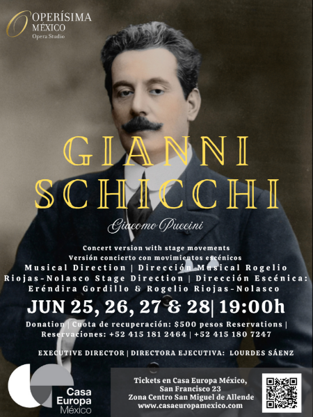 Imagen de GIANNI SCHICCHI de Giacomo Puccini 🎭 ¡Llega la comedia más ingeniosa de la ópera italiana! 🎭 