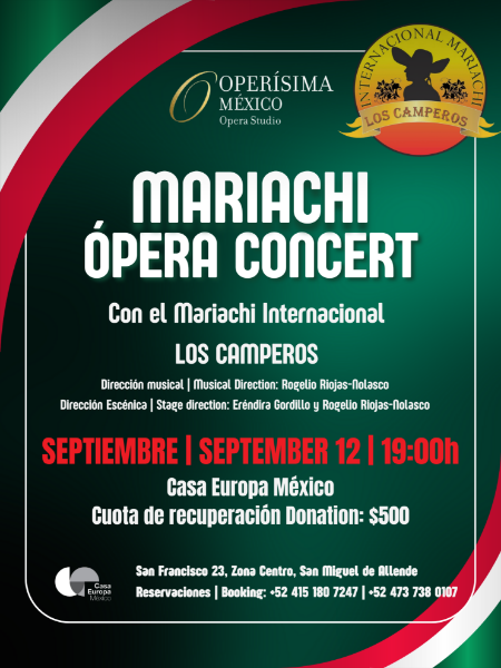 Imagen de ¡Fusión Inédita: El Poder de la Ópera y la Pasión del Mariachi se Unen en un Concierto Espectacular!