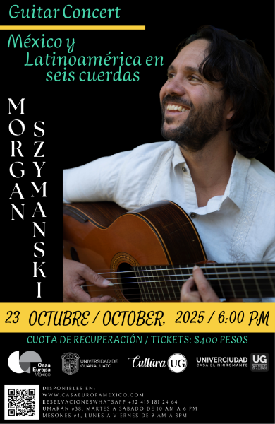 Imagen de Concierto de Guitarra : Morgan Szymanski México y Latinoamérica en seis cuerdas