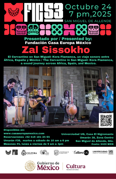 Imagen de ✨ ¡El Festival Internacional Cervantino llega a San Miguel de Allende! 🎶 Zal Sissokho – Kora Flamenca
