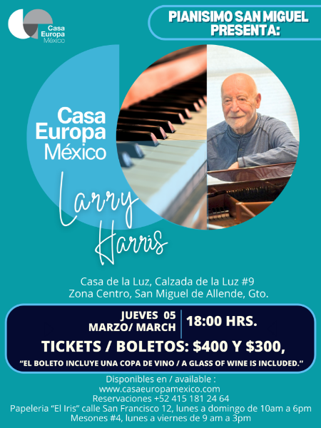 Imagen de Pianissimo San Miguel, Larry Harris 2026