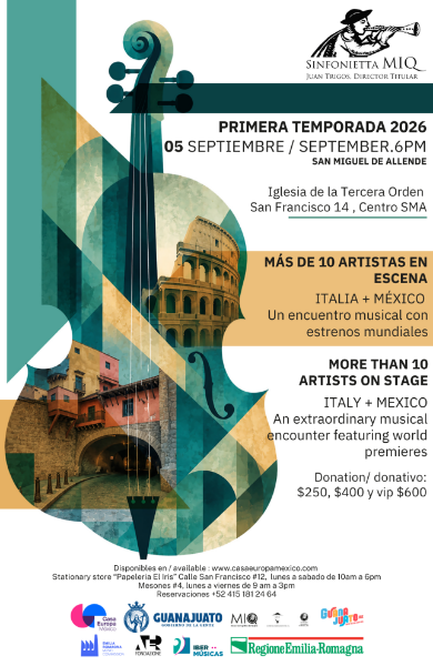 Imagen de Primera Temporada 2026 de la Sinfonietta MIQ